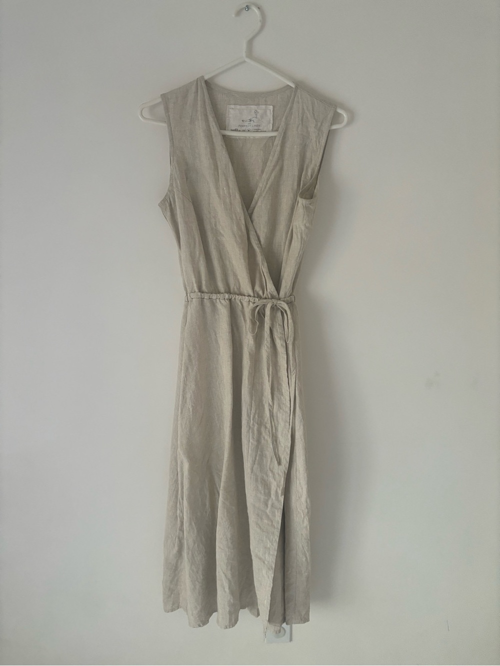 notPERFECTLINEN Althea Wrap Dress